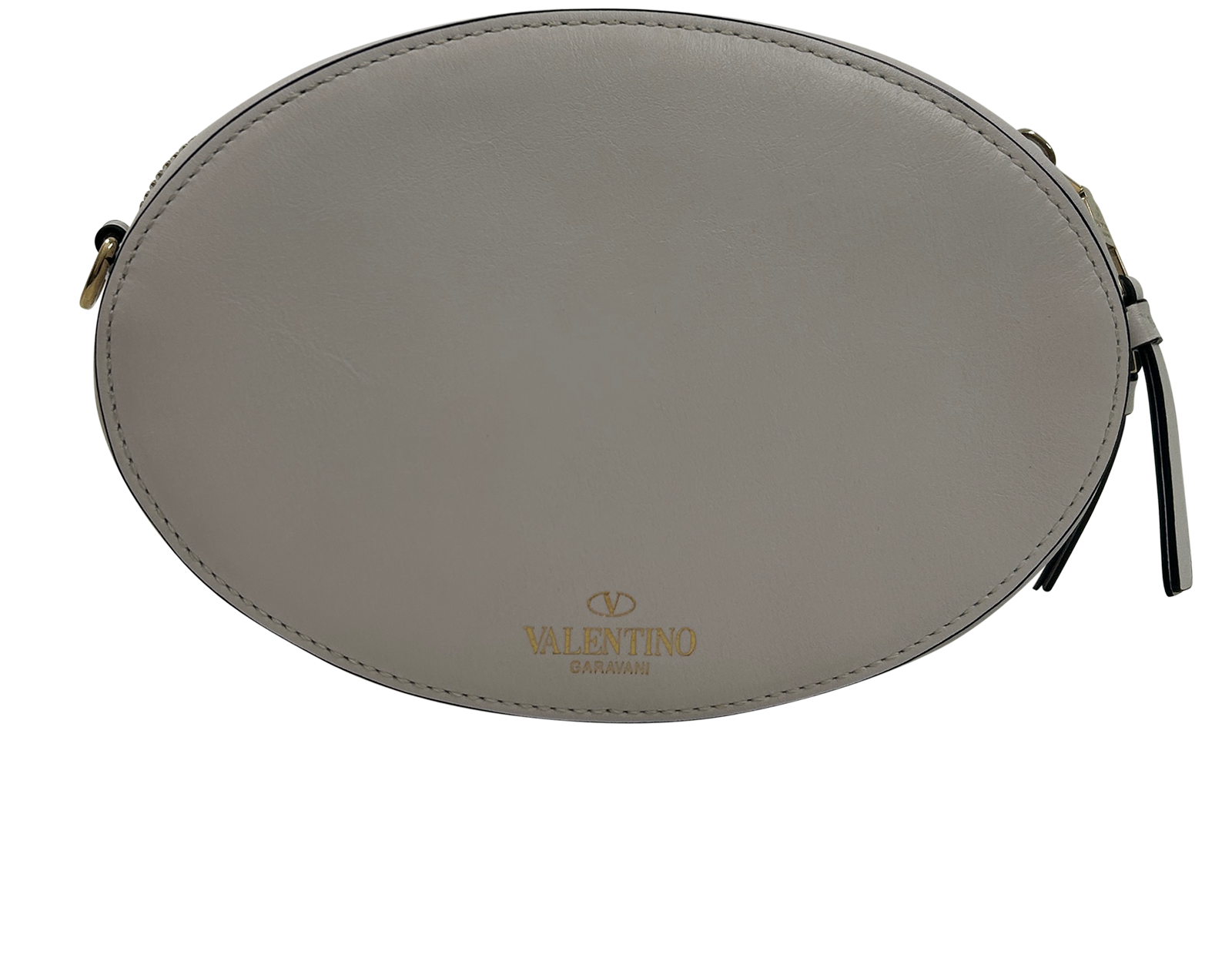 Camera Bag Logo Rockstud, 490&euro;, Bolso, Blanco, Animal - Piel, Vista trasera