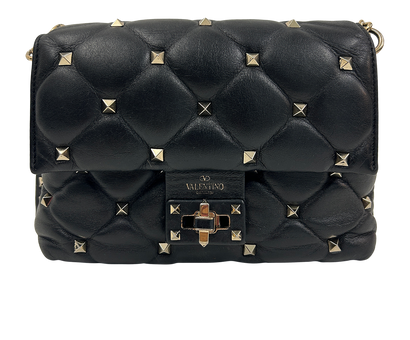 Candy Stud, 620€, Bolso, Negro, Animal - Piel, Vista frontal