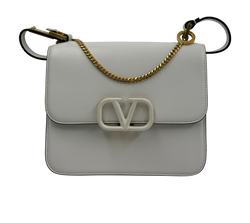 VLogo Bag,Piel,Blanco,Correa/Cadena,DB,2*