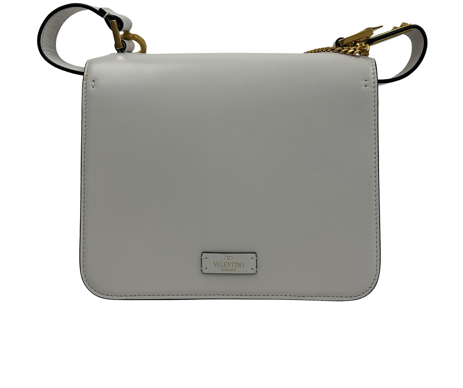 VLogo Bag, 510&euro;, Bolso, Blanco, Animal - Piel, Vista trasera