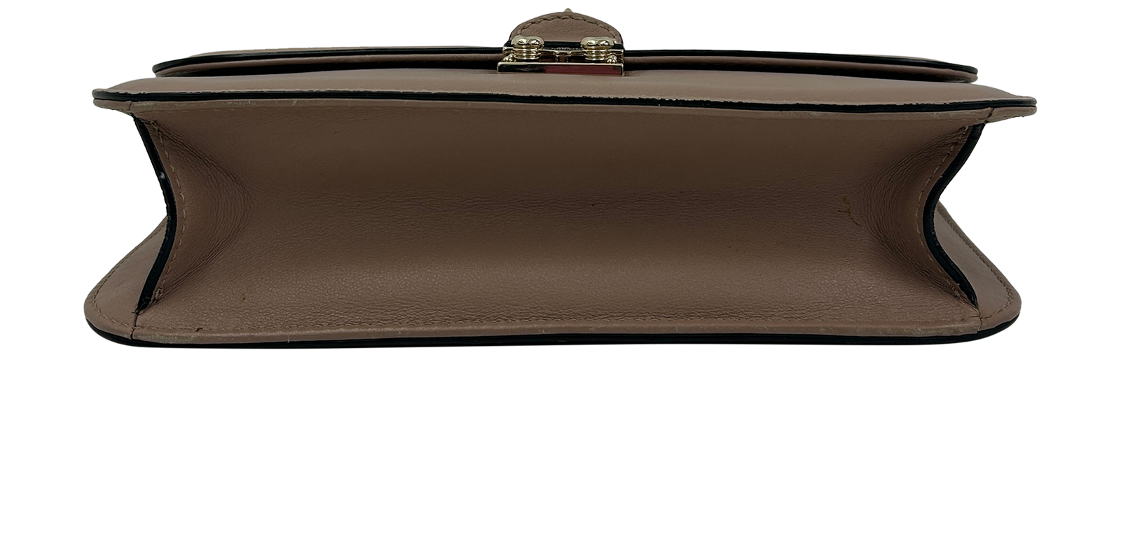 Rockstud Bandolera, 620&euro;, Rosa, Animal - Piel, Vista superior