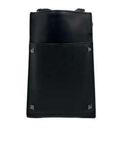 Crossbody Vertical,Piel,Negro,2
