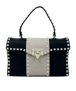 Rockstud,Piel,Azul/Blanco,Strap,Db,3*