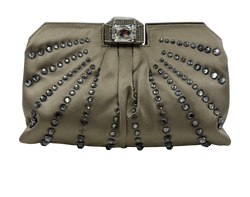 Clutch Fiesta Incrustaciones,Raso,Gris,2