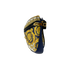 Riñonera Barocco, 390&euro;, Bolso, Amarillo/Azul/Blanco, Animal - Piel, Vista inferior