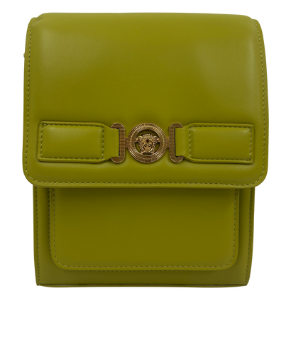 Bandolera Rectangular Medusa, 490&euro;, Bolso, Verde, Animal - Piel, Vista frontal