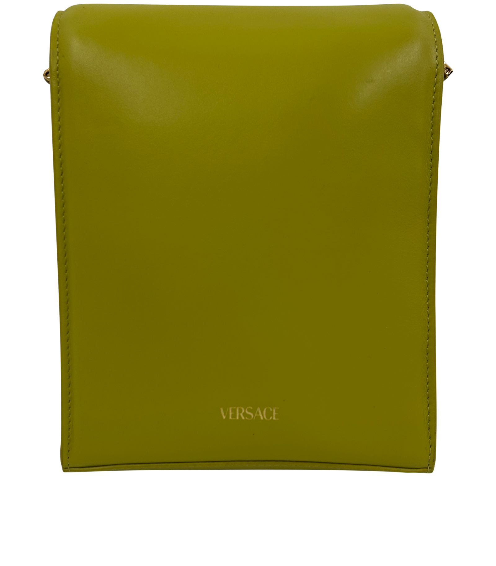 Bandolera Rectangular Medusa, 490&euro;, Bolso, Verde, Animal - Piel, Vista trasera