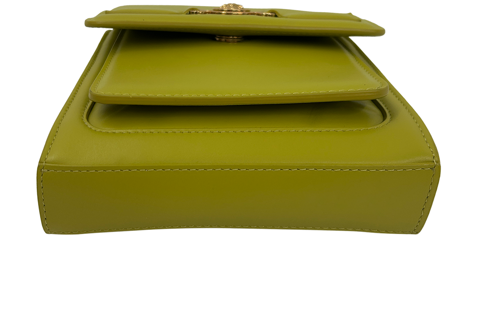 Bandolera Rectangular Medusa, 490&euro;, Bolso, Verde, Animal - Piel, Vista superior