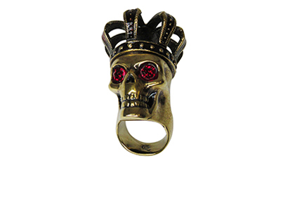 Alexander McQueen Anillo Corona, vista frontal