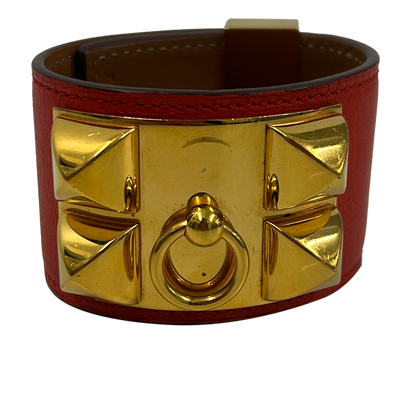 Hermes Brazalete, 420&euro;, Accesorios, Naranja, Animal - Piel, Vista frontal