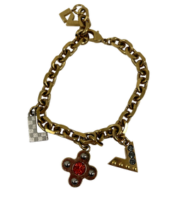 Louis Vuitton Pulsera,Brazaleta Lin,Metal,Dorado,LB1102,2*