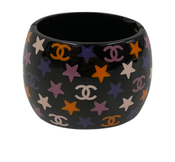 Chanel Brazalete Stairs, Acetato, Multicolor,3, Box, 03-A