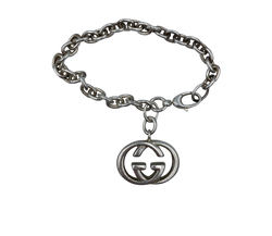 Gucci Brazalete,Metal, Plata, 3