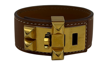 Hermes Brazalete Collier Chien Epson Swift Biscuit, 420&euro;, Accesorios, Marrón, Animal - Piel, Vista frontal