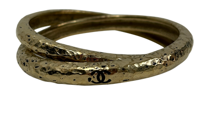 Chanel Brazalete Entrelazado, 490€, Accesorios, Oro, Metal - Dorado, Vista frontal