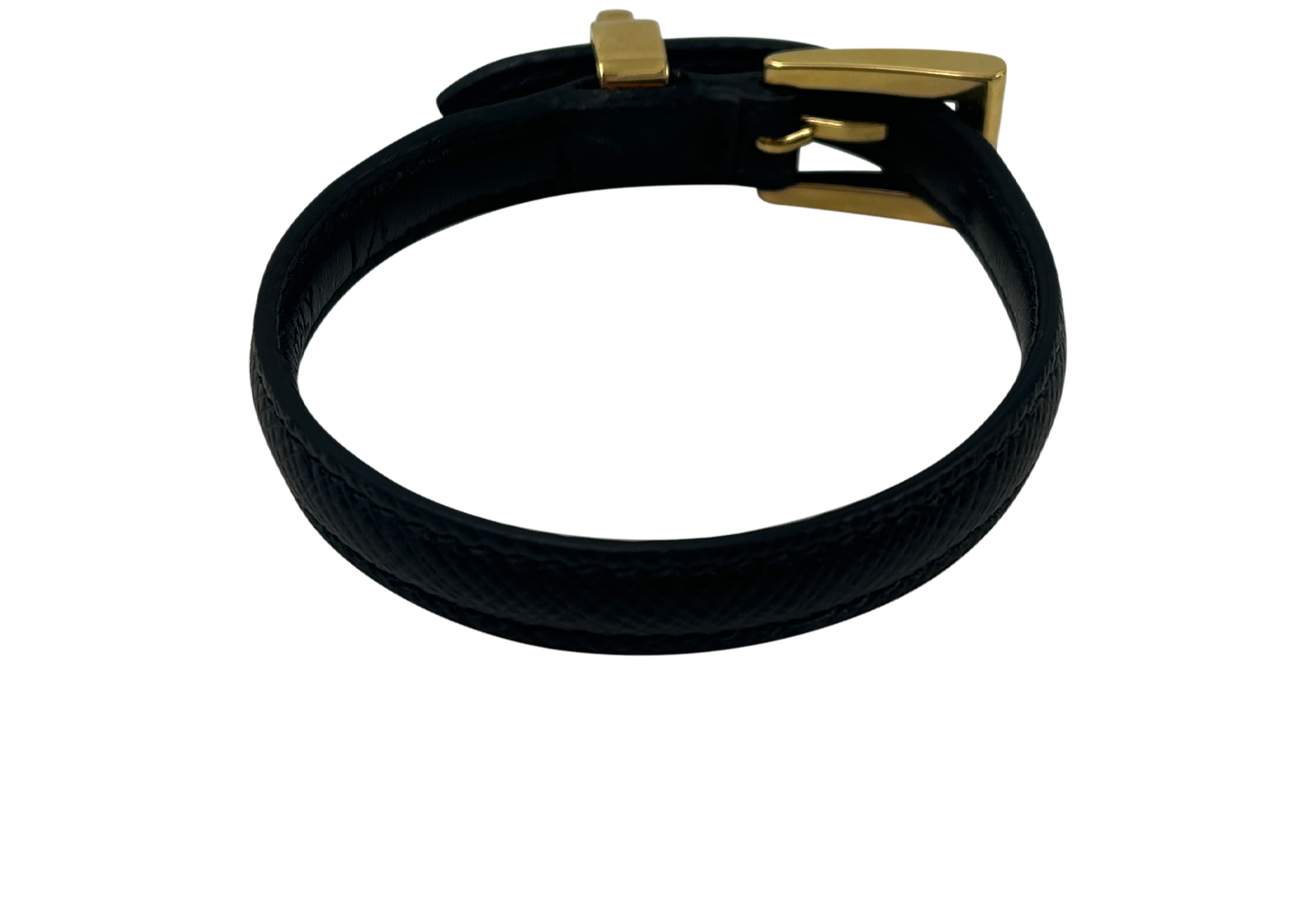 Prada Brazalet, 320&euro;, Joyería, Negro, Animal - Piel, Vista trasera