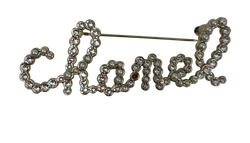 Chanel Broche,Logo,Cristales,2*