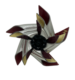 Chanel Broche,Camelia Estrella,Piel,Multicolor,BX,4*