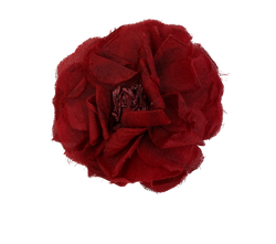 Gucci Broche,Flor,Tela,Rojo,3