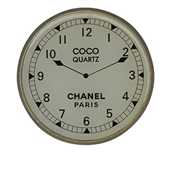 Chanel CC Reloj Broche, Quartz, Beige