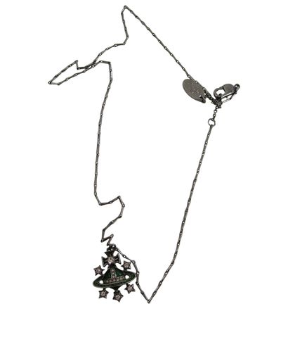 Vivienne Westwood Collar Cruz/Planeta, vista frontal