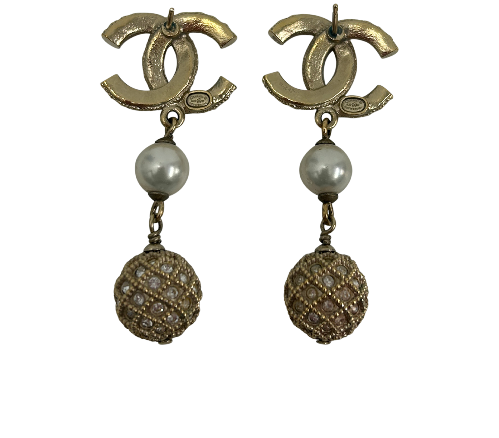 Chanel Pendientes, 790&euro;, Joyería, Oro, Metal - Cobre, Vista trasera