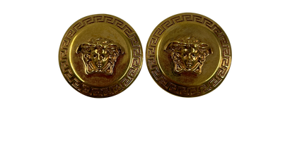 Versace Pendientes Monedas, 160€, Joyería, Oro, Metal - Cobre, Vista frontal